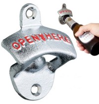 Lock In Wall Mounted Bottle Opener