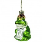 Painted Glass Retro Frog Decoration