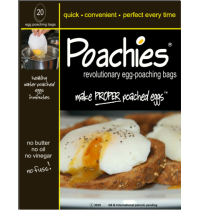 Poachies Egg poaching Bags - 20 Bags 
