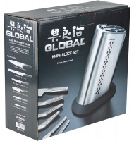 Global 7 Piece Knife Block Set SPECIAL OFFER G-836KB/IA