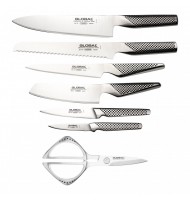 Global Set of 7 Takashi Knives with Block OFFER