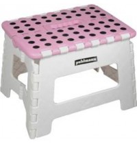 Miss Daisy Foldable Pink / White Stool