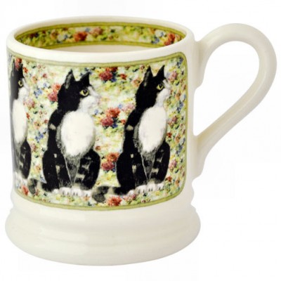*SOLD OUT* Emma Bridgewater Black & White Cat 1/2 Pint Mug