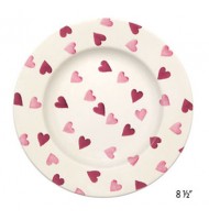 Emma Bridgewater Hearts 8 ½”  & 10 ½” Plates