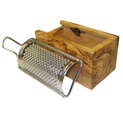 Olive Wood Parmesan / Cheese Grater in box - Medium 