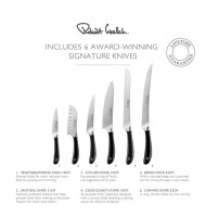 Robert Welch Prism Oak Knife Block Set